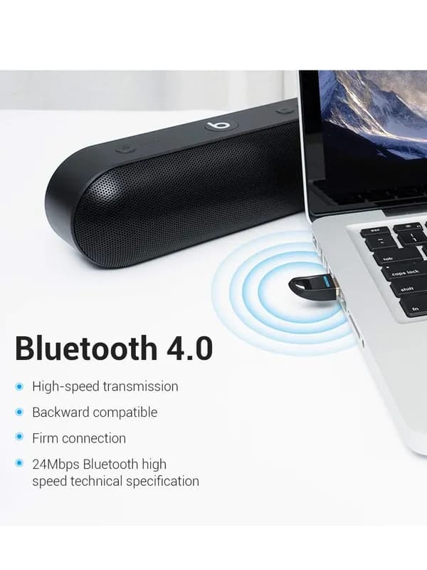 VEnTIOn USB Bluetooth CSR 4.0 Dongle Adapter for Computers and Laptop- image #3