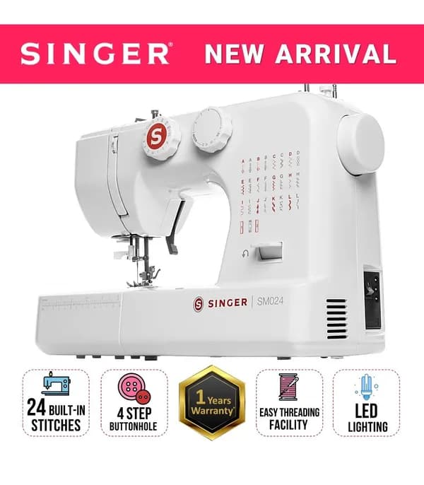 Singer SM024 Electric Sewing Machine Your Reliable Partner for Creative Sewing Projects- image #3