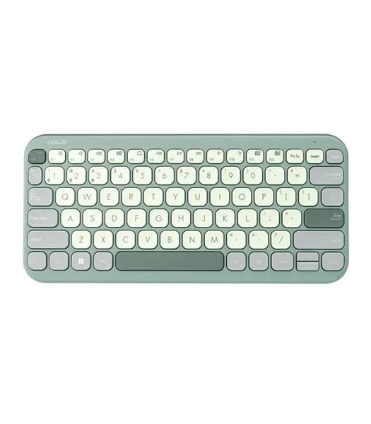 ASUS Marshmallow KW100 Bluetooth Wireless Keyboard – Stylish Green, Compact & Efficient- image #1